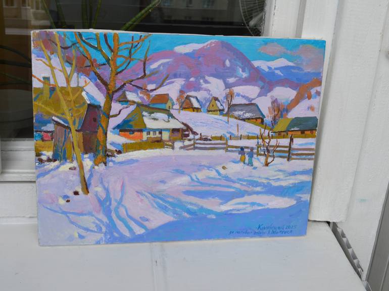 Original Impressionism Landscape Painting by Mykola Kozlovskyi