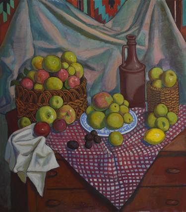 Original Fauvism Still Life Paintings by Mykola Kozlovskyi