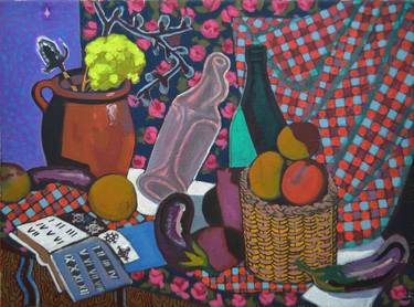 Original Cubism Still Life Paintings by Mykola Kozlovskyi