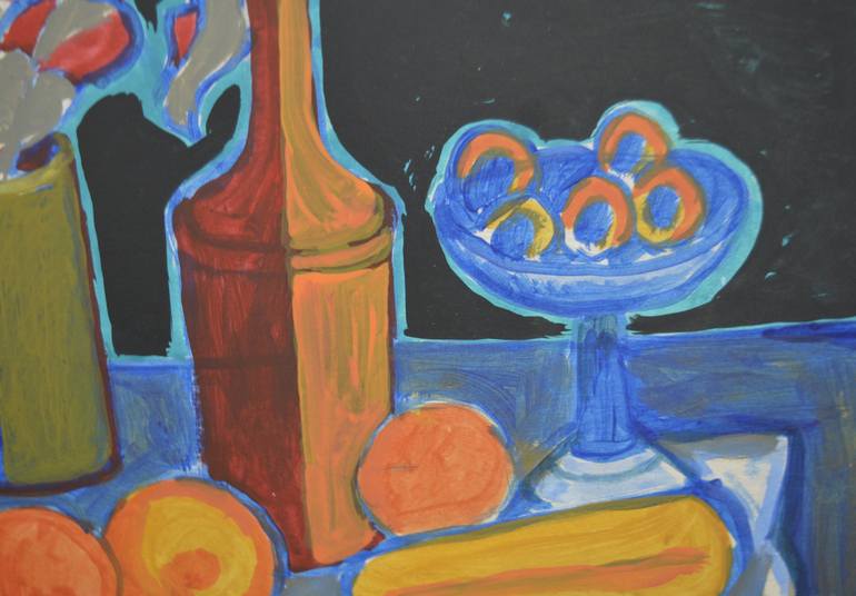 Original Fauvism Still Life Painting by Mykola Kozlovskyi