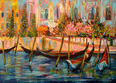 Original Modern Landscape Paintings by Tatjana Gurbo