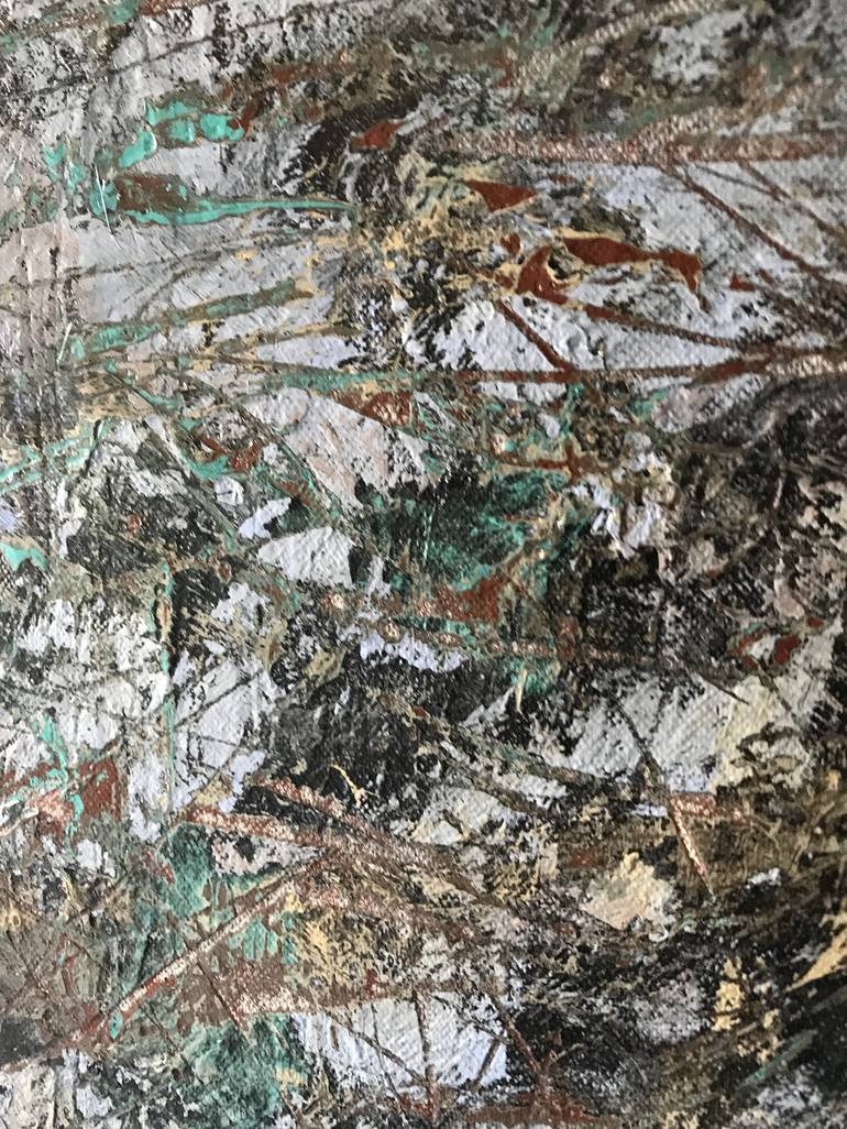 Original Abstract Expressionism Abstract Painting by David Lasry