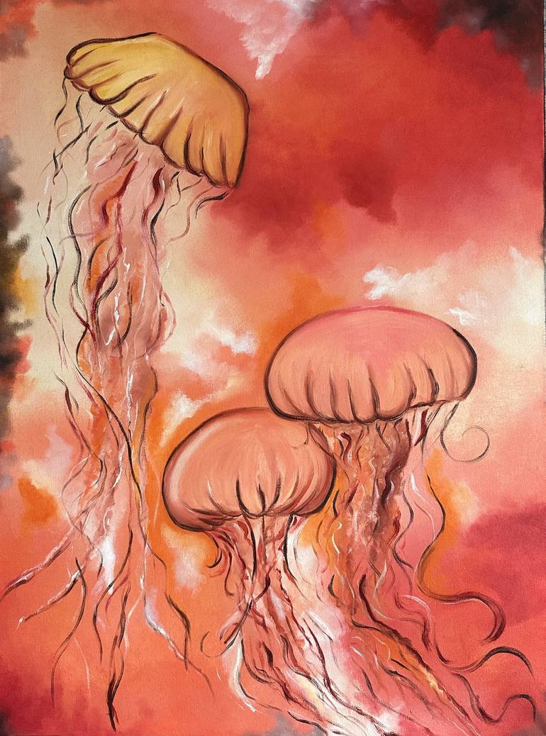Print of Abstract Beach Paintings by Anastasia Gurjewa