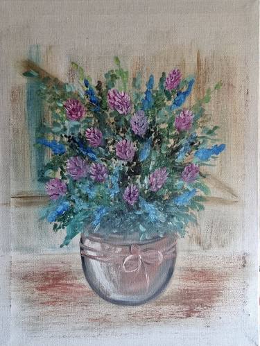 Original Fine Art Floral Paintings by Anastasia Gurjewa