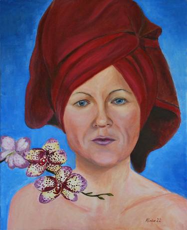 Original Portraiture People Paintings by Svetlana Klaise