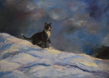 Original Conceptual Cats Paintings by Svetlana Klaise