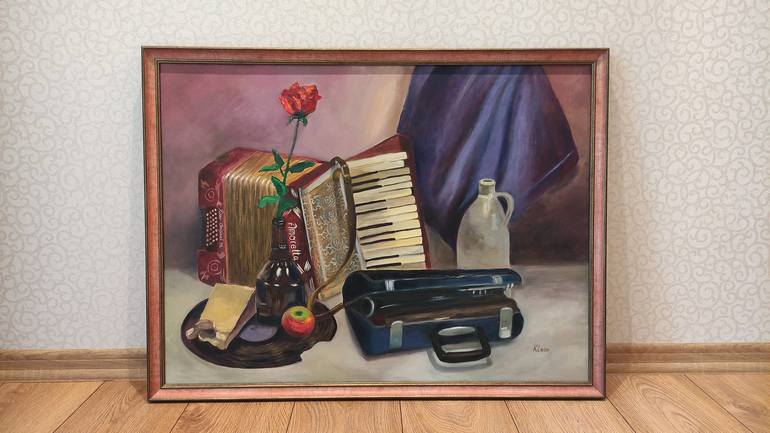 Original Classicism Still Life Painting by Svetlana Klaise