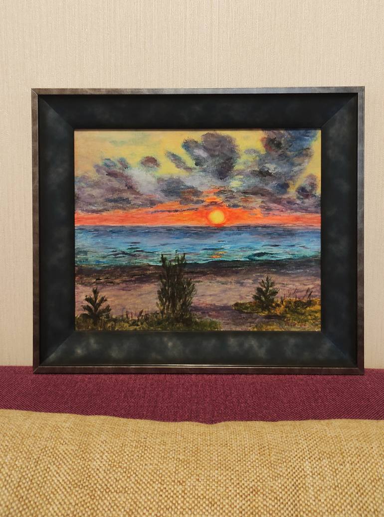 Original Contemporary Beach Painting by Svetlana Klaise
