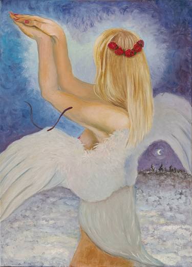 Original Figurative Fantasy Painting by Svetlana Klaise