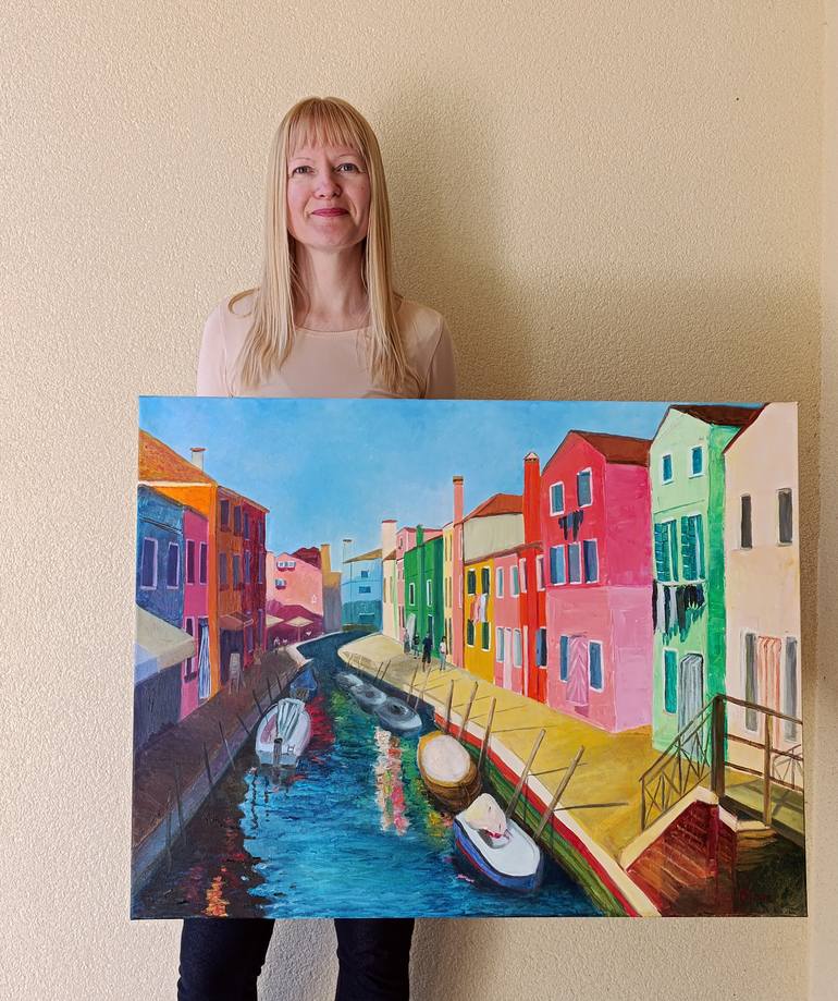 Original Contemporary Landscape Painting by Svetlana Klaise
