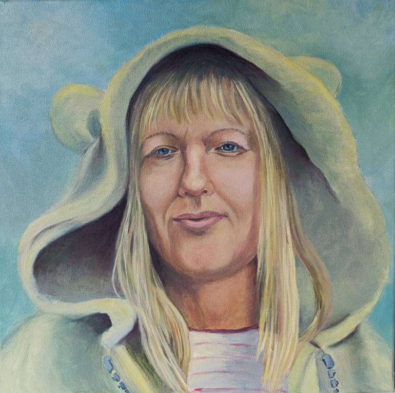 Original People Painting by Svetlana Klaise | Realism Art on Canvas | Self-Portrait: 47. Love for the World
