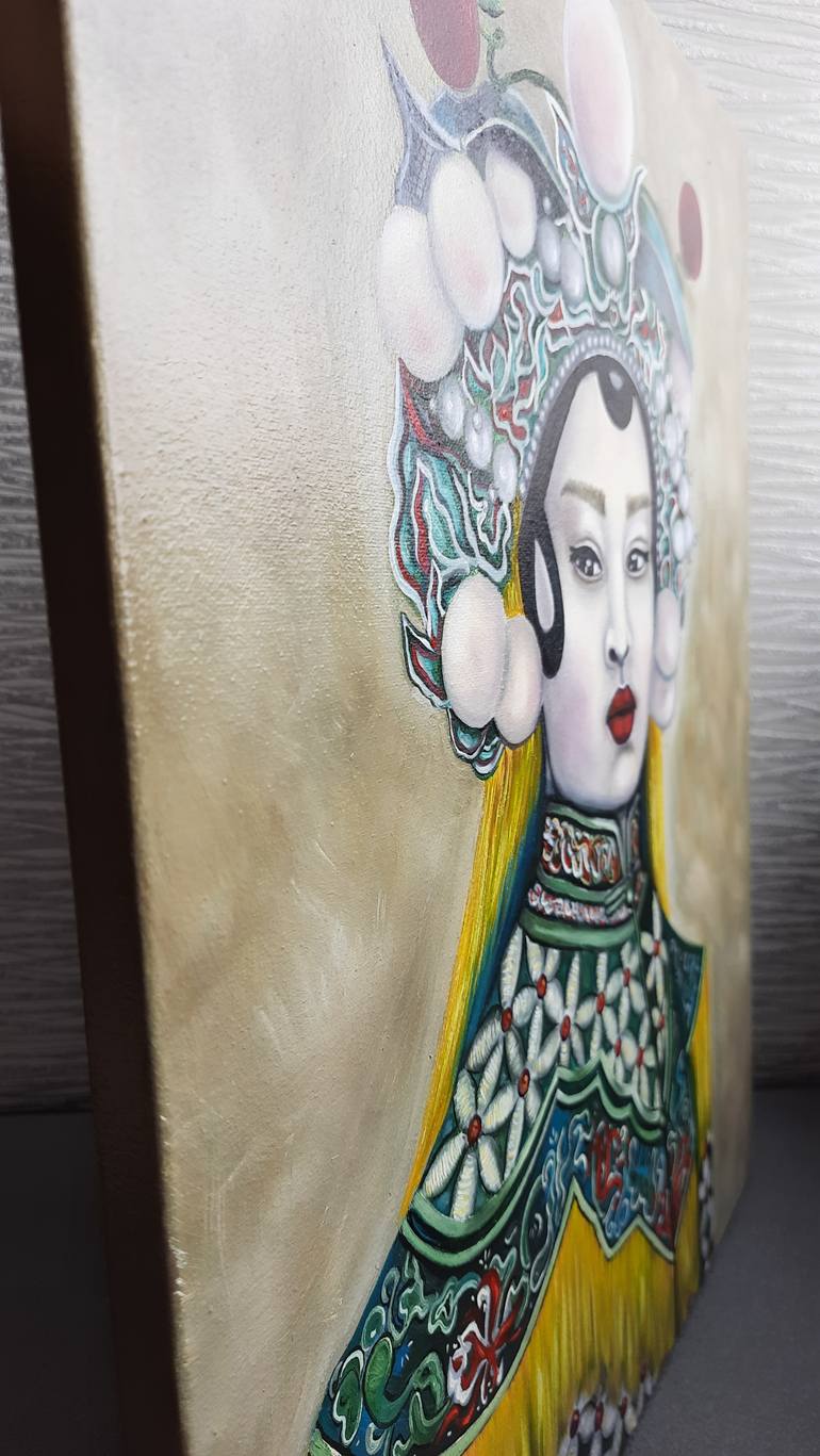 Original Portraiture Women Painting by Frida Turina