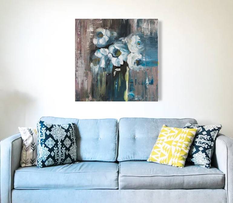 Original Floral Painting by Lalabel Bozar