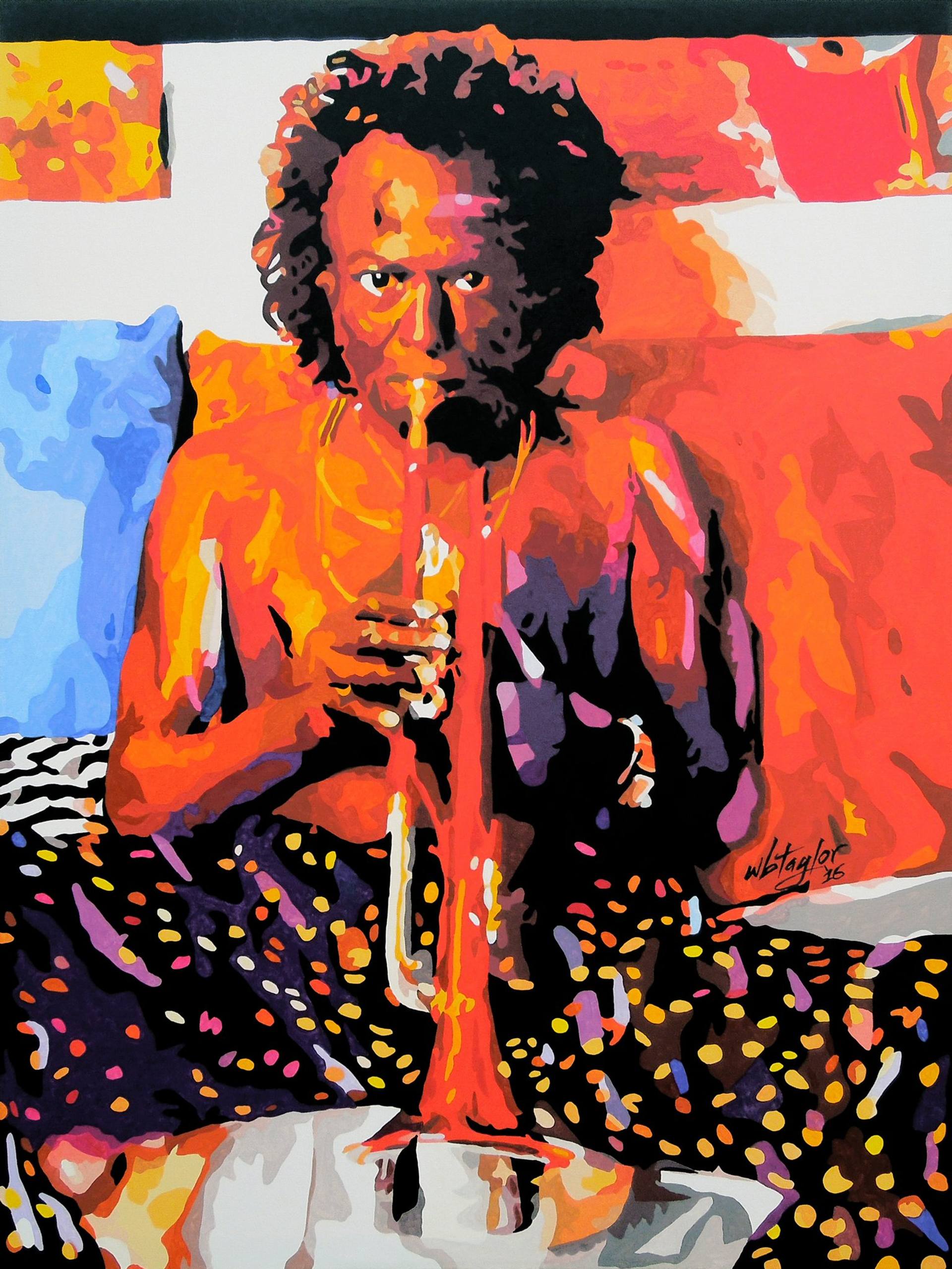 Miles Davis Doo Bop Painting by Wb Taylor Fine Art | Saatchi Art