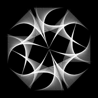 Original Abstract Geometric Digital by Pierre AMOUR