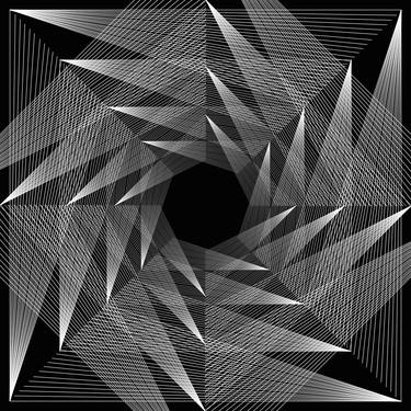 Original Abstract Geometric Digital by Pierre AMOUR