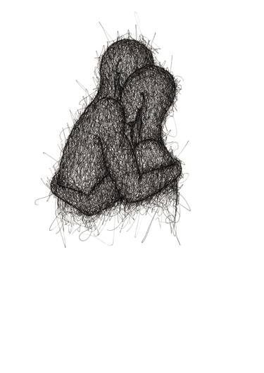 Original Conceptual Abstract Drawings by Pierre AMOUR