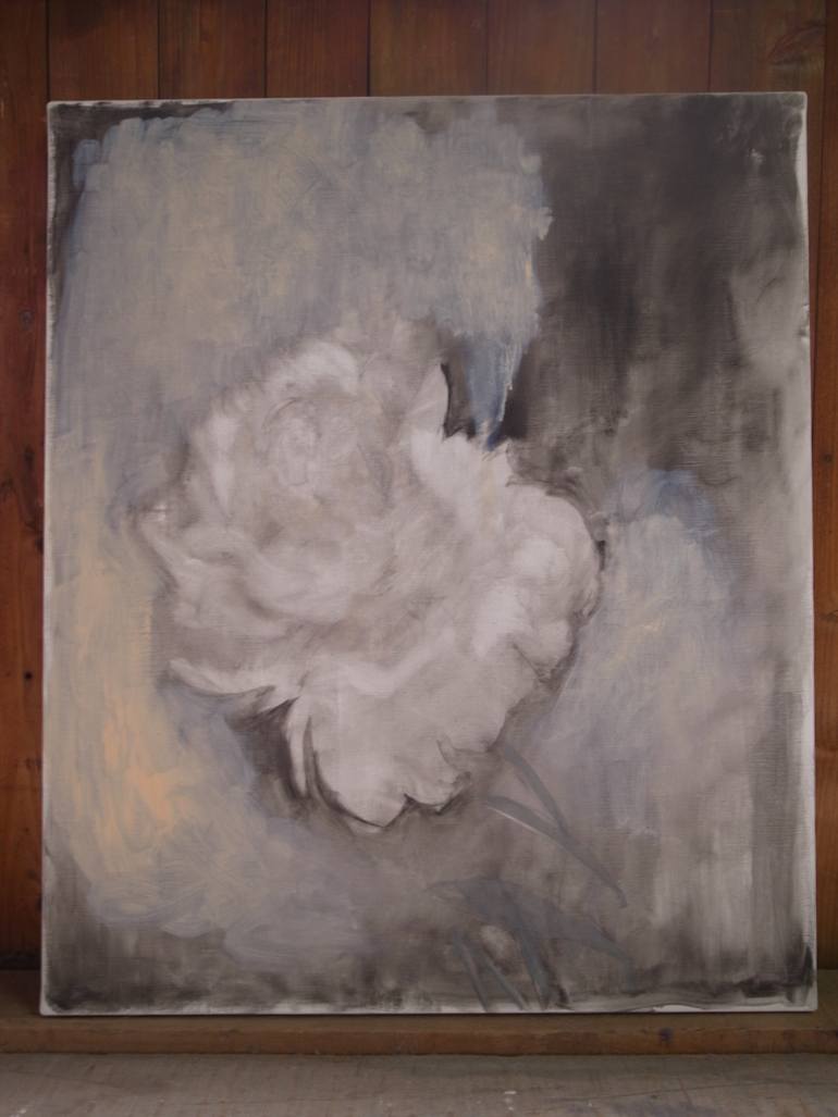 Original Contemporary Floral Painting by An Murakami