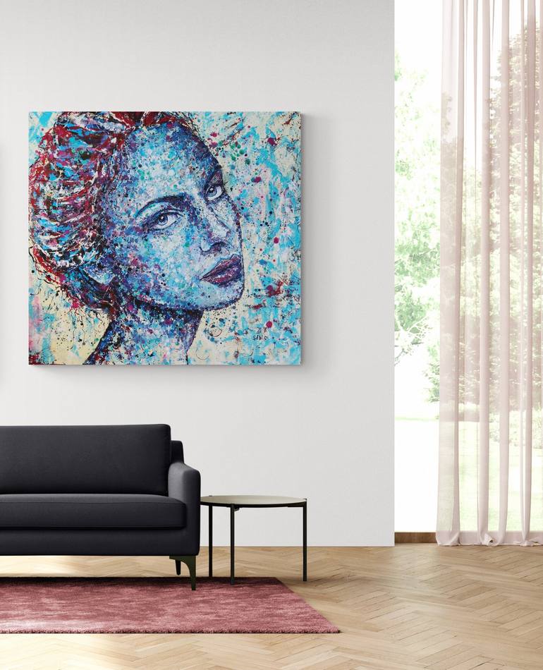 Original Figurative Abstract Painting by Silke Host