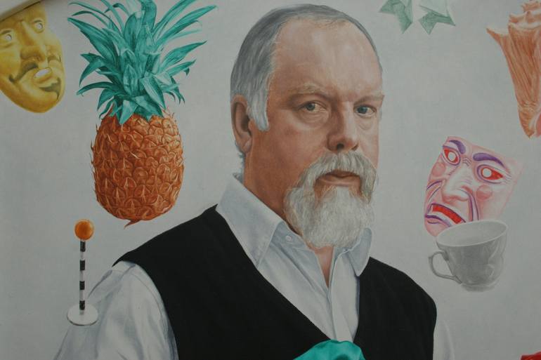 Original Documentary Portrait Painting by Clive Wilkins
