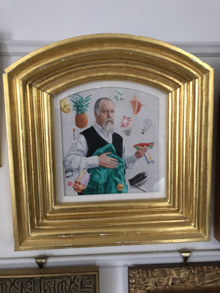 Original Documentary Portrait Painting by Clive Wilkins