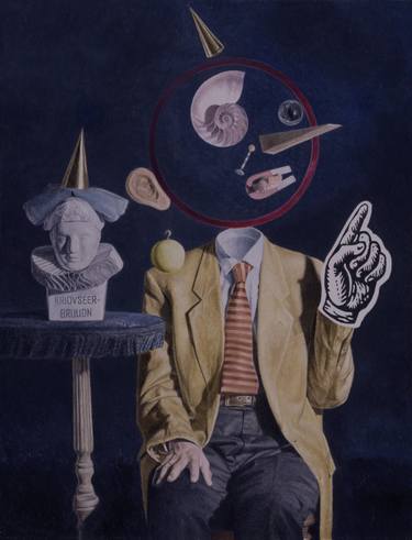 Original Dada Mortality Paintings by Clive Wilkins