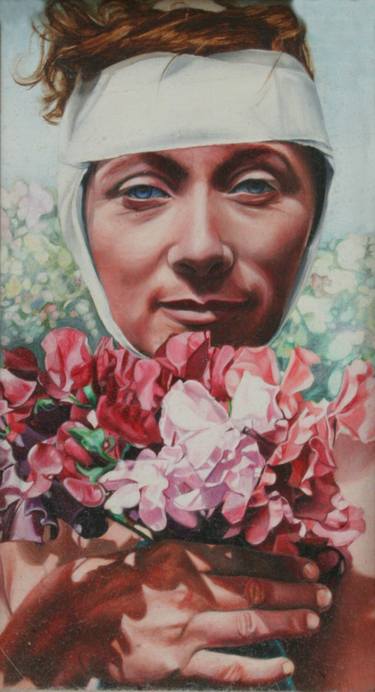 Original Realism Floral Paintings by Clive Wilkins