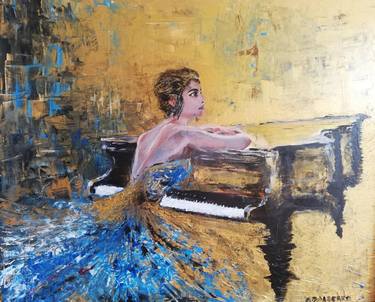 Print of Music Paintings by Wojciech ADALBERTO Matuszny