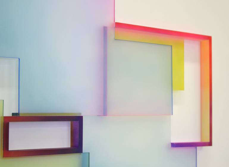 Original Abstract Mixed Media by Greg Chann