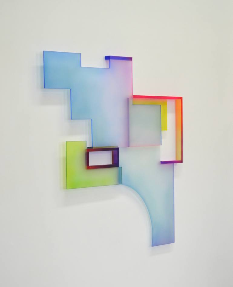 Original Abstract Mixed Media by Greg Chann