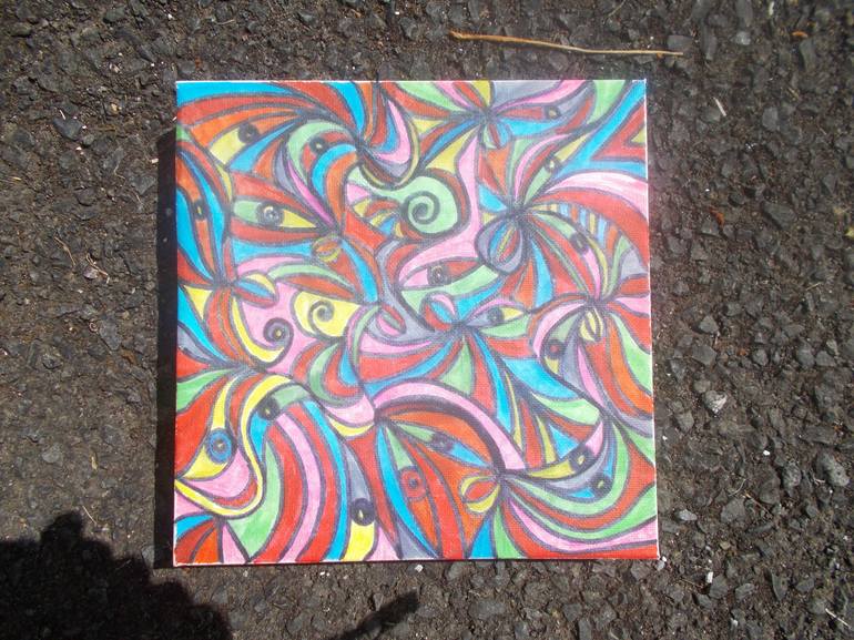 Original Abstract Expressionism Abstract Drawing by Katya Jay