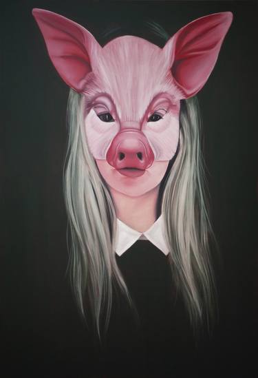 Original Realism Portrait Paintings by Emmanuelle Kvinden