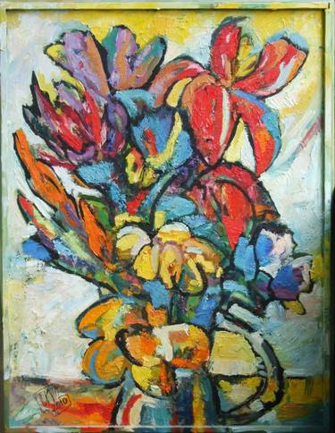 Print of Floral Paintings by Irina Pomyanskaya