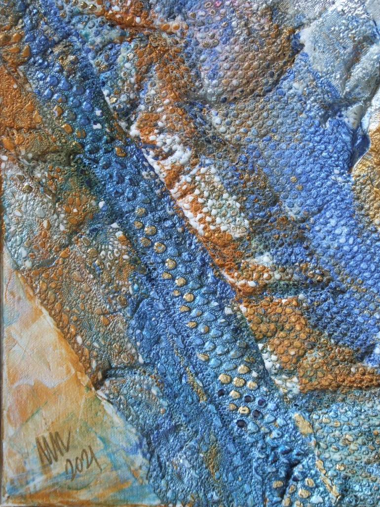 Original Abstract Expressionism Abstract Collage by Irina Pomyanskaya