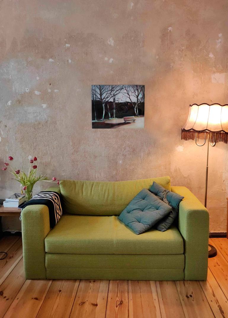 Original Figurative Outer Space Painting by Sebastian Diaz