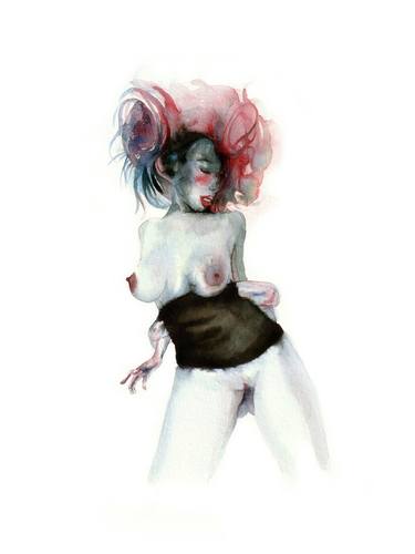 Print of Erotic Paintings by Sebastian Diaz