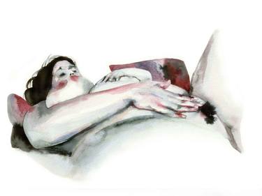 Print of Figurative Erotic Paintings by Sebastian Diaz