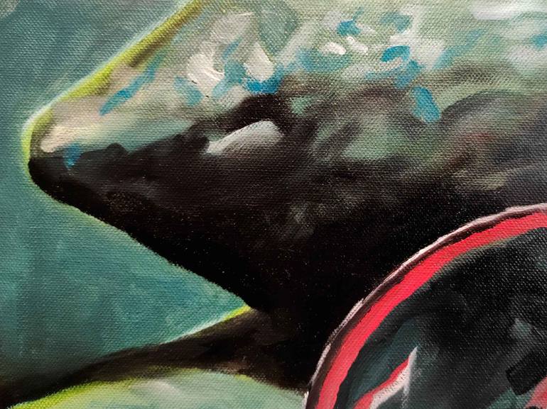 Original Documentary Animal Painting by Sebastian Diaz