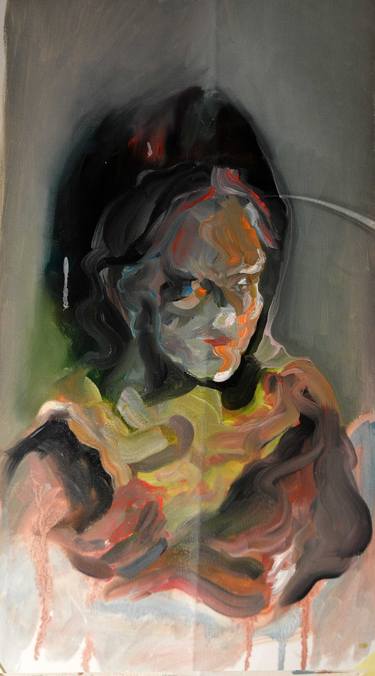 Original Expressionism Portrait Paintings by Sebastian Diaz