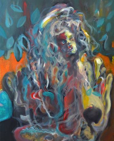 Original Expressionism People Paintings by Sebastian Diaz