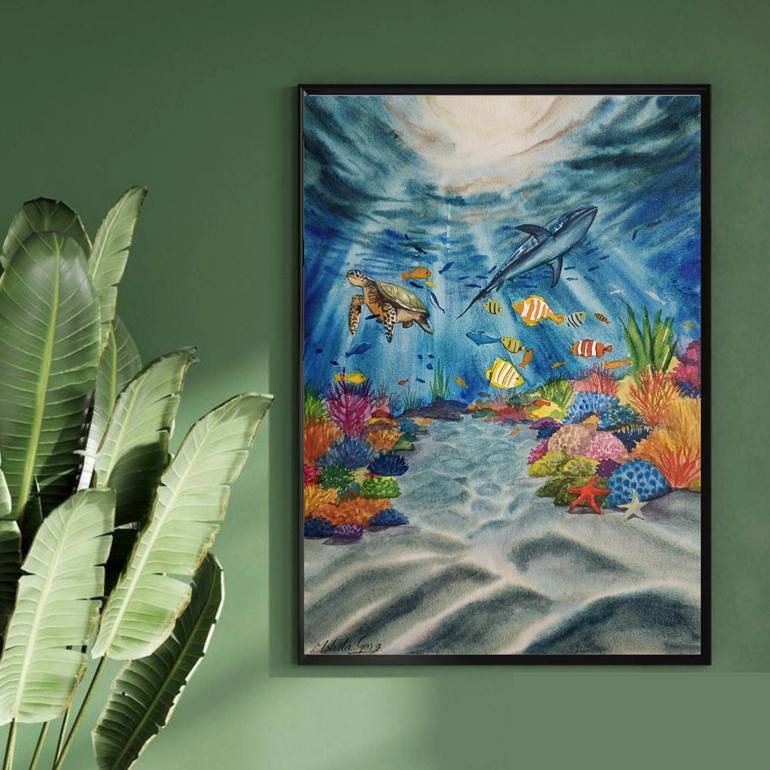 Original Realism Seascape Painting by Mohita Garg