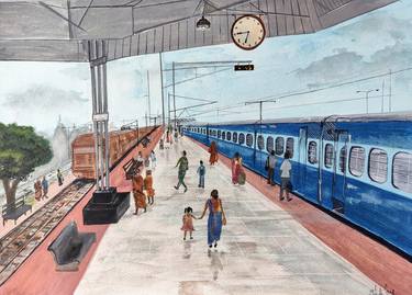 Print of Realism Travel Paintings by Mohita Garg