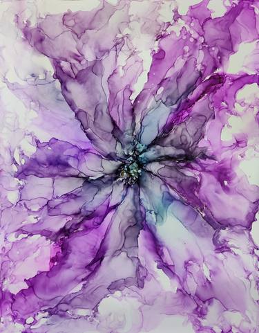 Original Abstract Floral Paintings by Mohita Garg