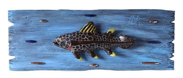 Ceramic Fish Sculpture Wall Decoration thumb