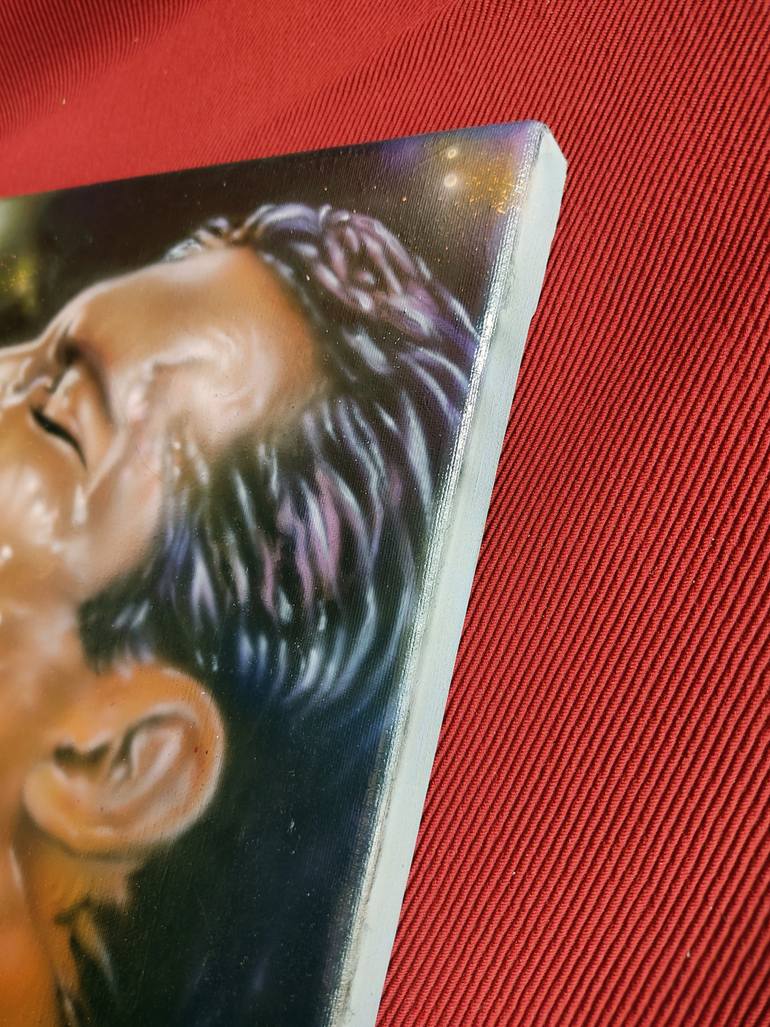 Original Art Deco People Painting by Albert Riera