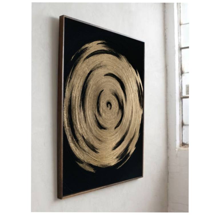 Original Minimalism Abstract Painting by Olesya Puzik