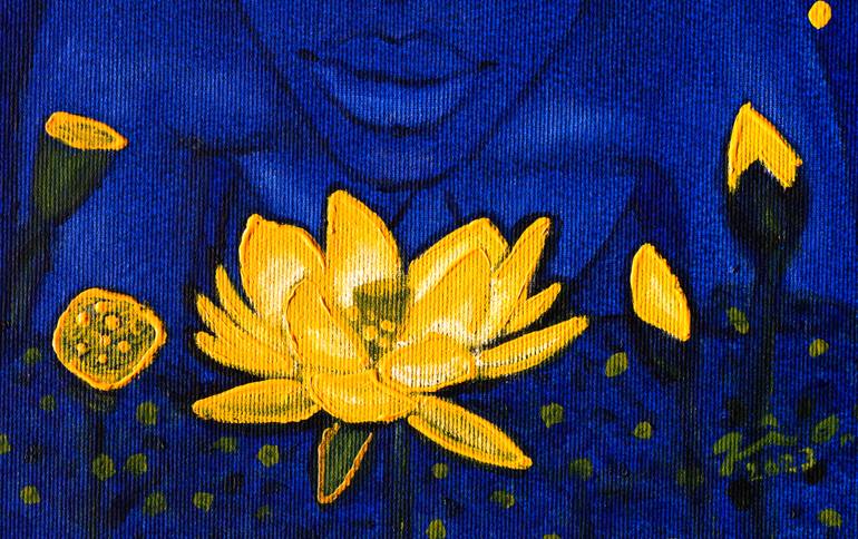 Original Contemporary Floral Painting by José Gislero