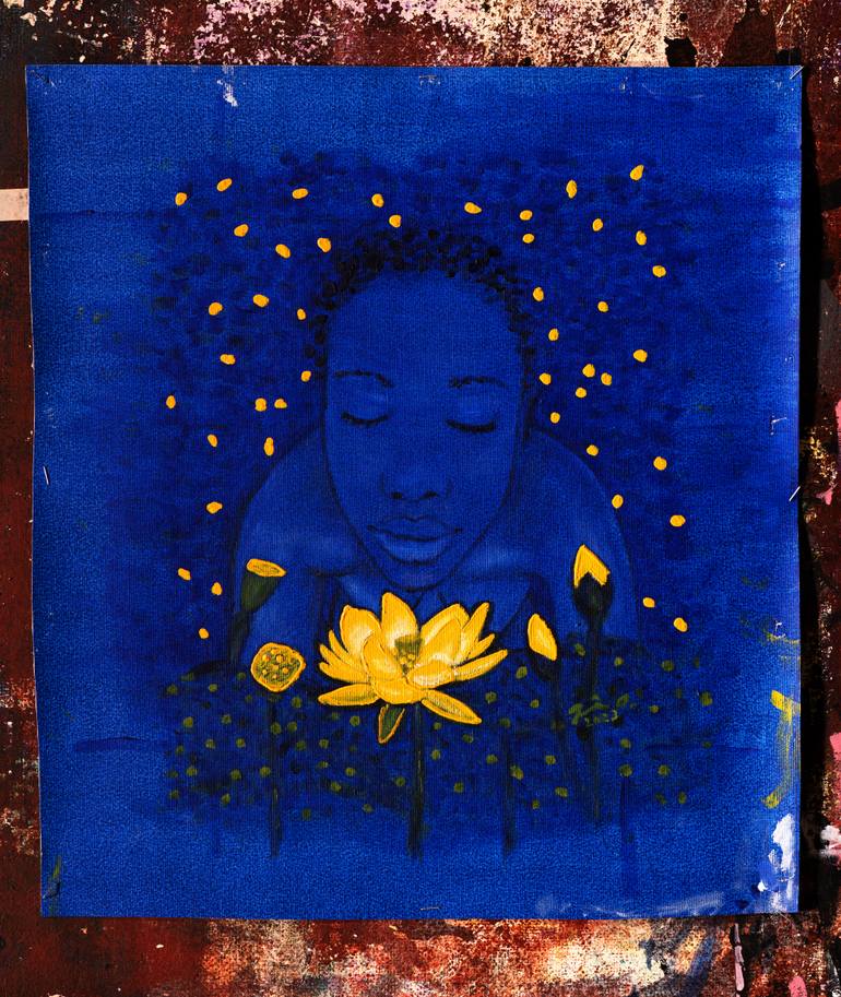 Original Contemporary Floral Painting by José Gislero