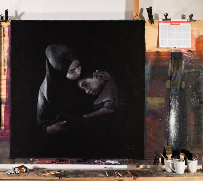 Original Contemporary Family Painting by José Gislero