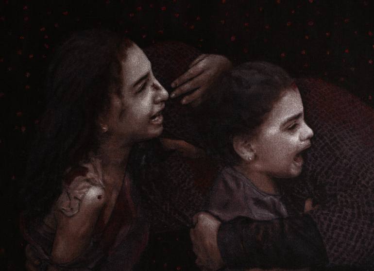 Original Figurative Family Painting by José Gislero
